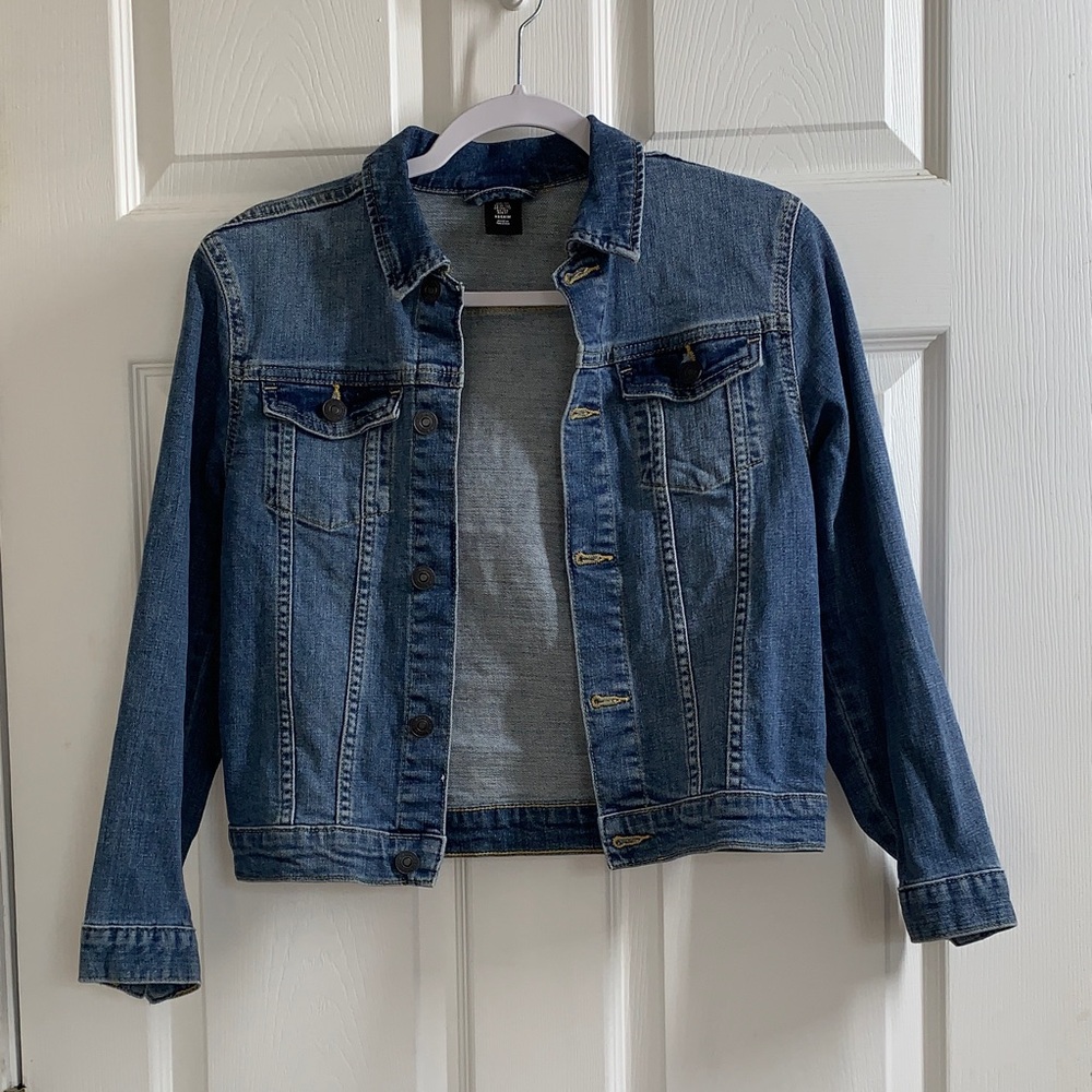 H&M Classic Girls Blue Denim Jacket